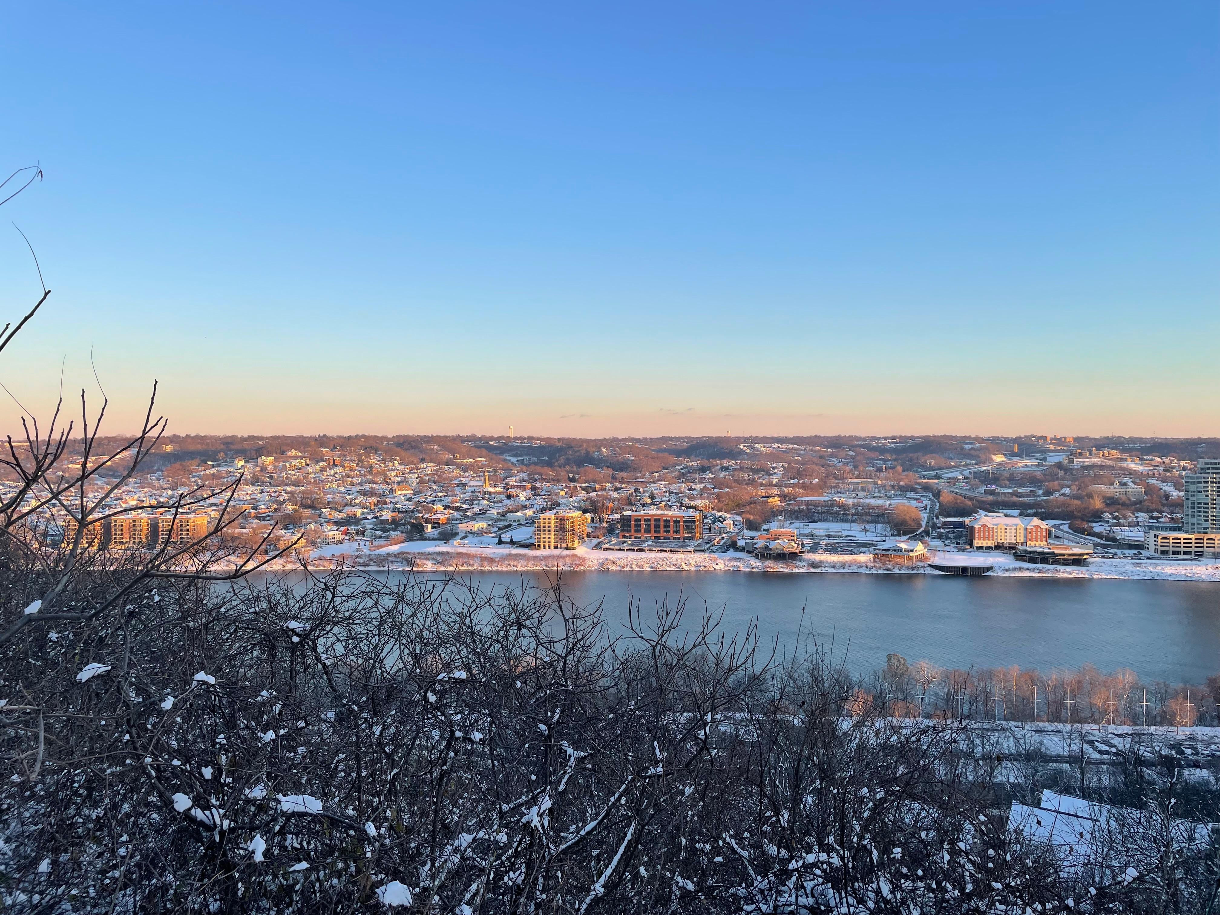 Lookout just a short walk up the hill. 