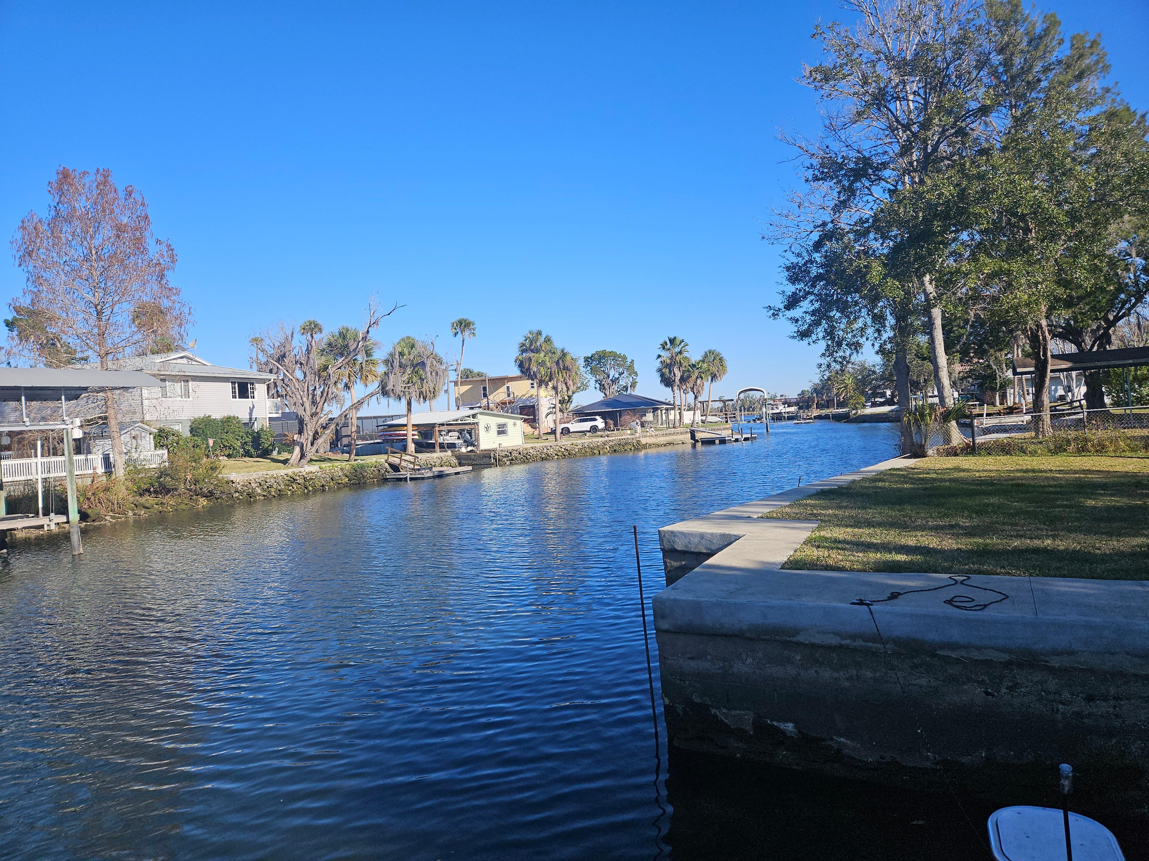 View from the back yard and seawall..stunning location.