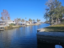 View from the back yard and seawall..stunning location.