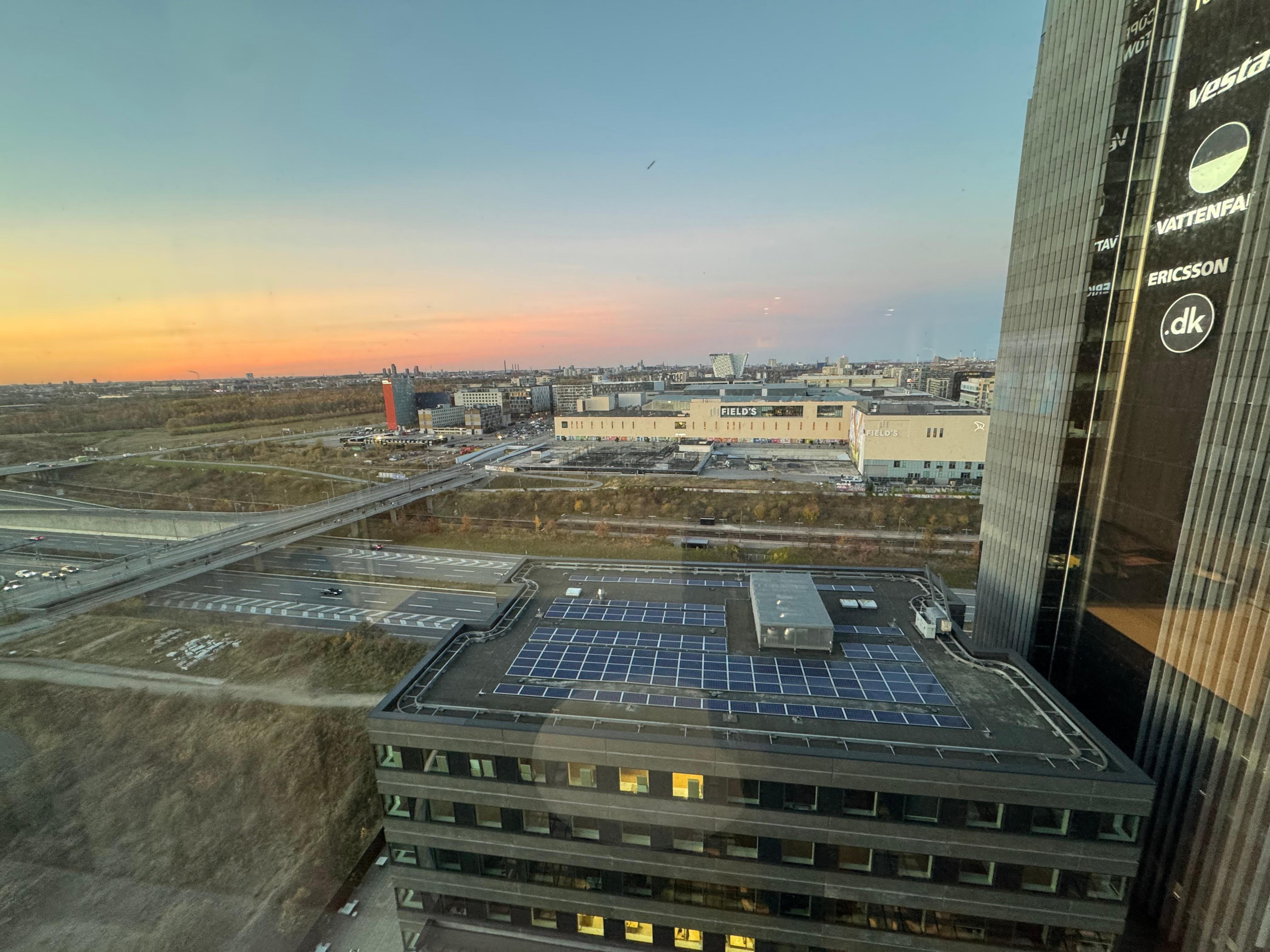 Udsigt over mod Fields