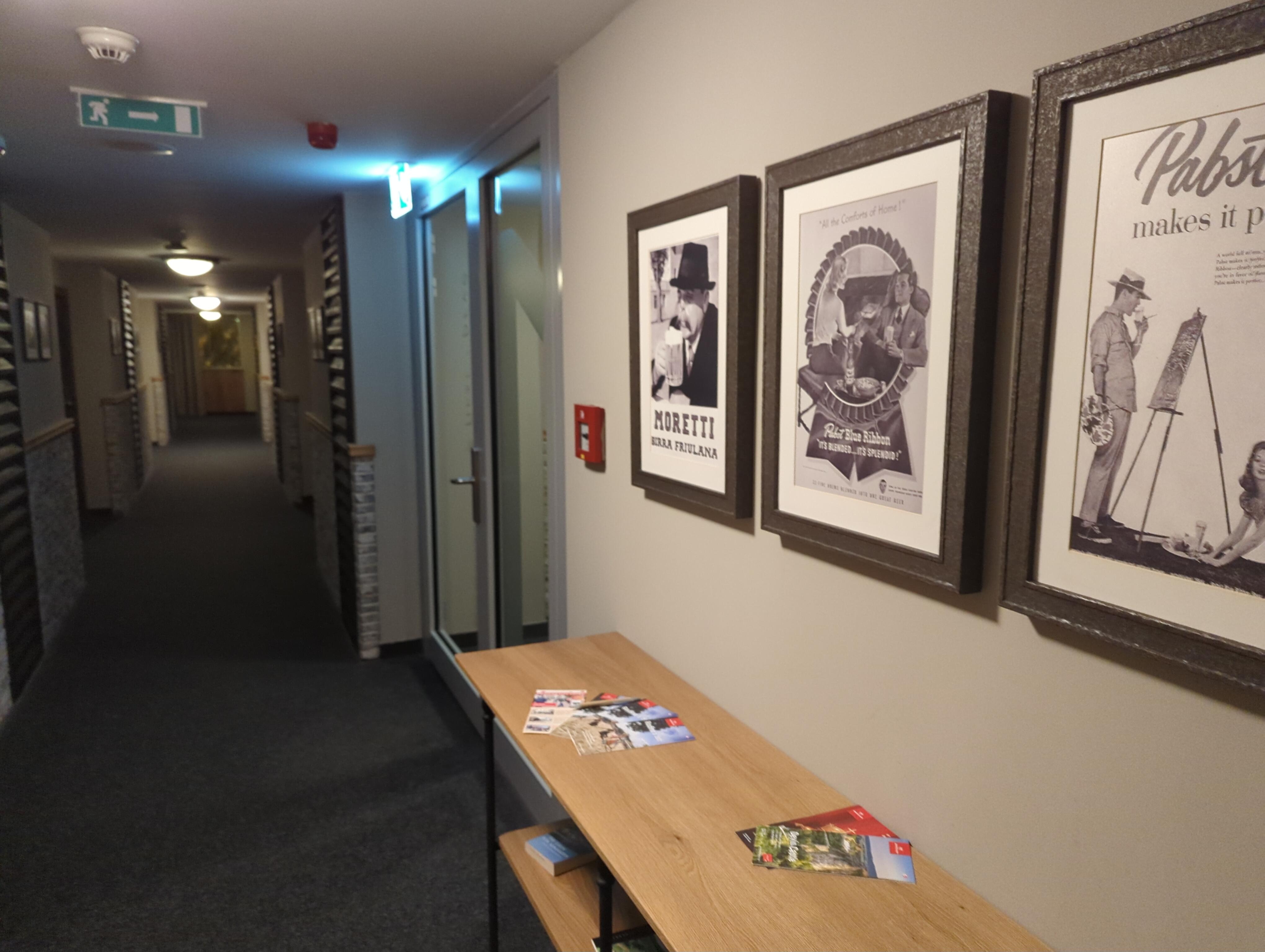 Beer-related hall decoration