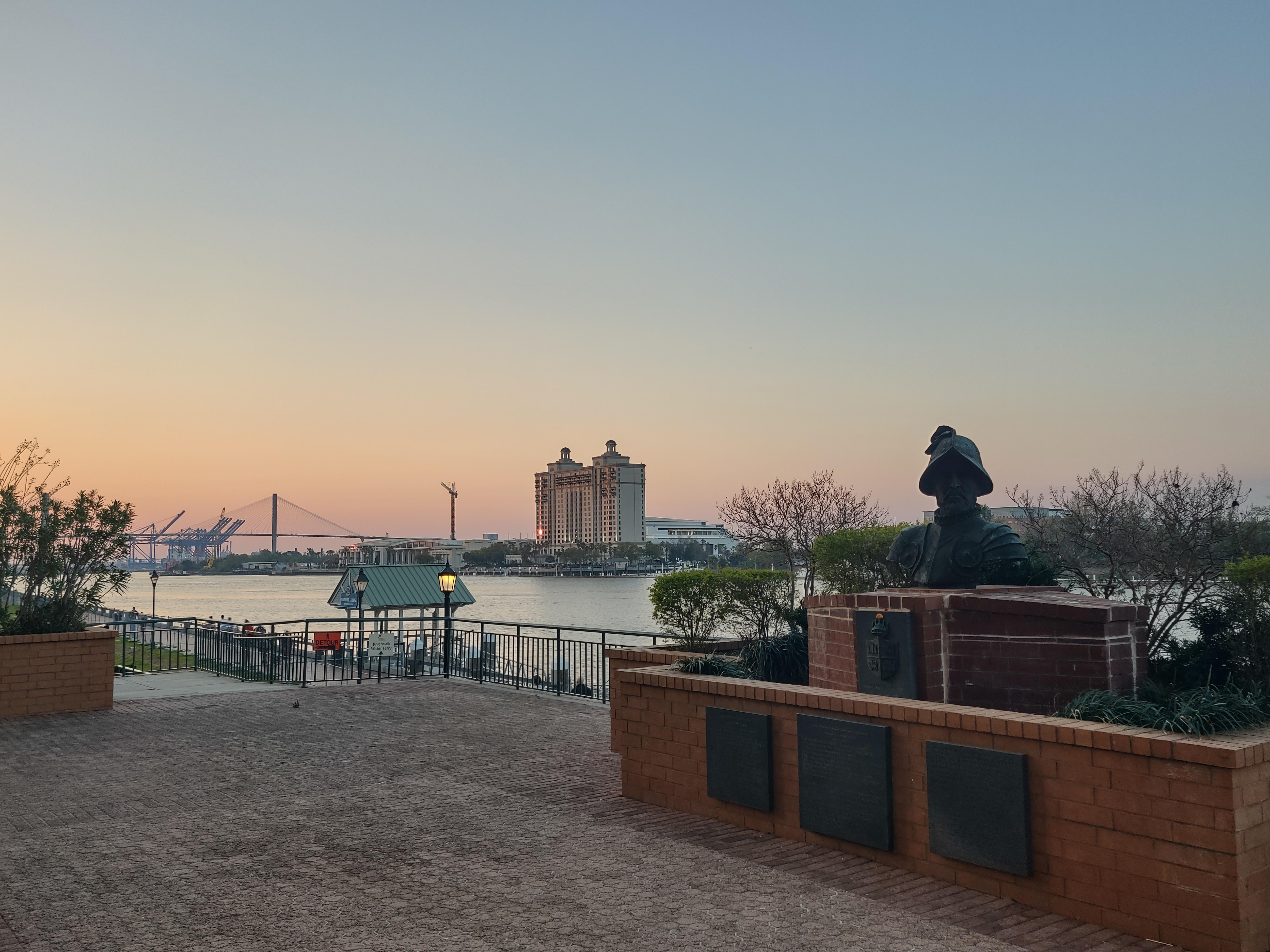 Photo taken from the hotel patio