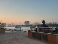 Photo taken from the hotel patio