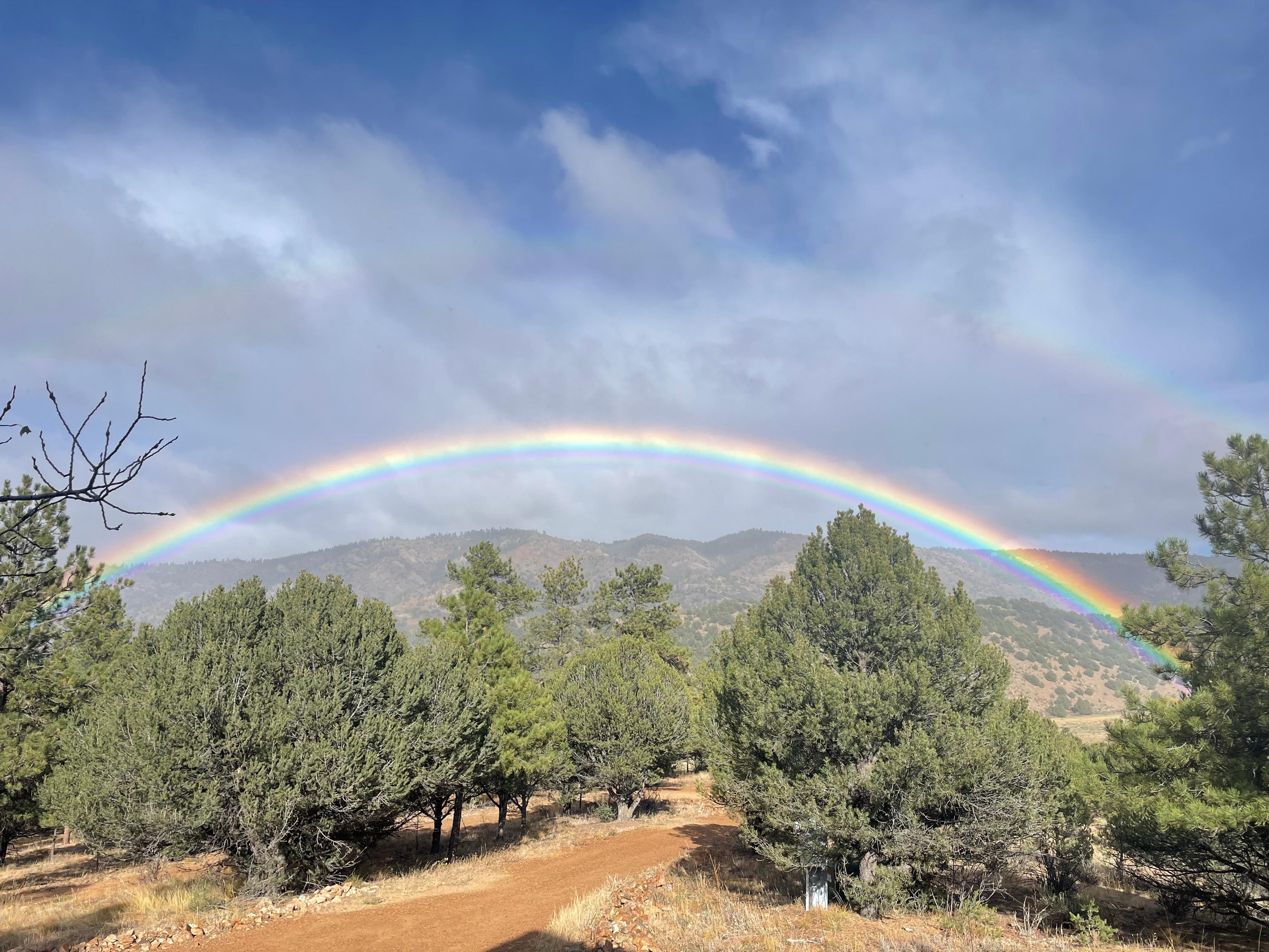 Saw a beautiful double rainbow one day! So many pretty views. 