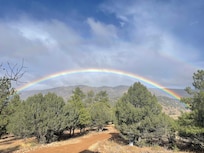 Saw a beautiful double rainbow one day! So many pretty views.
