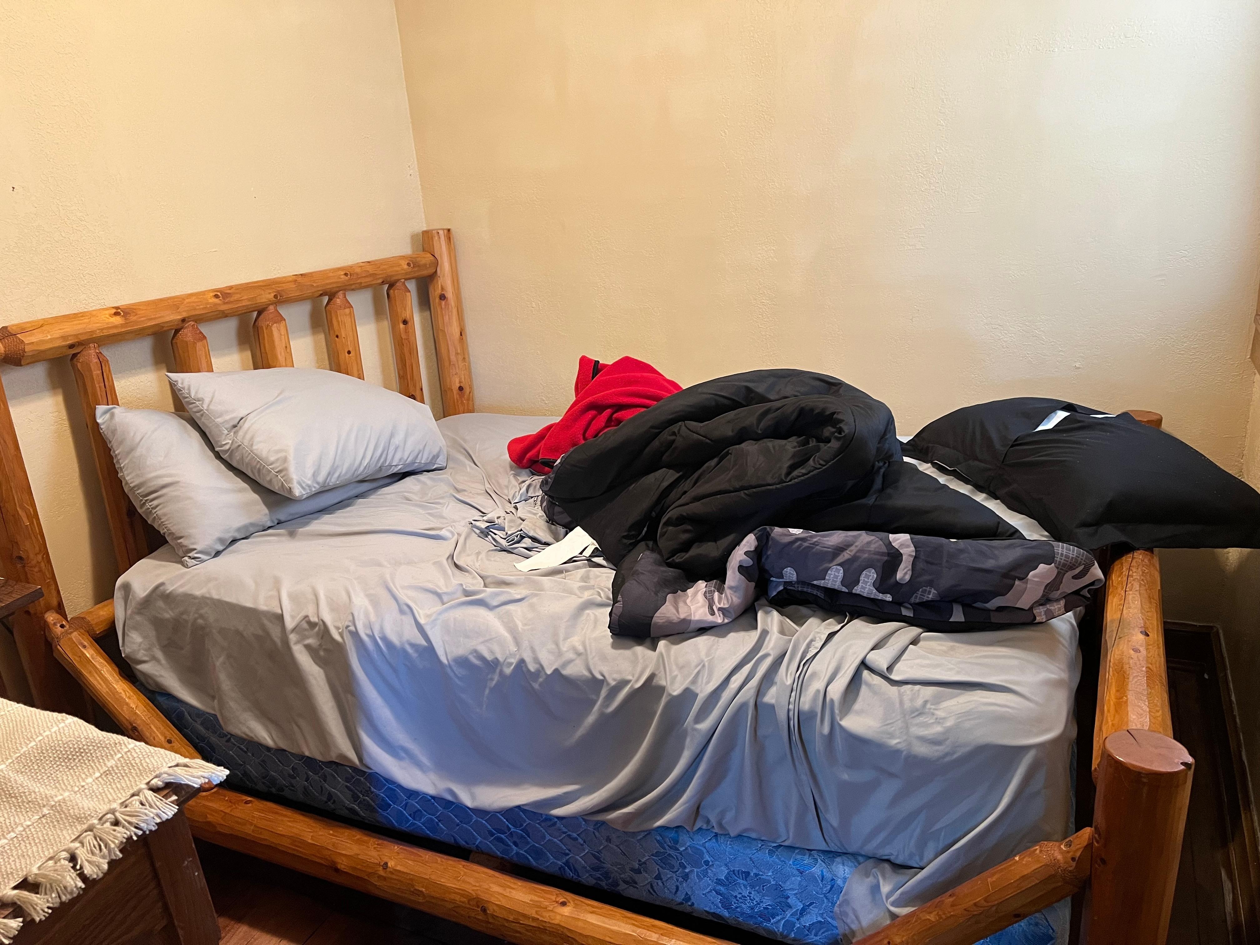 This is the state of the room when we arrived