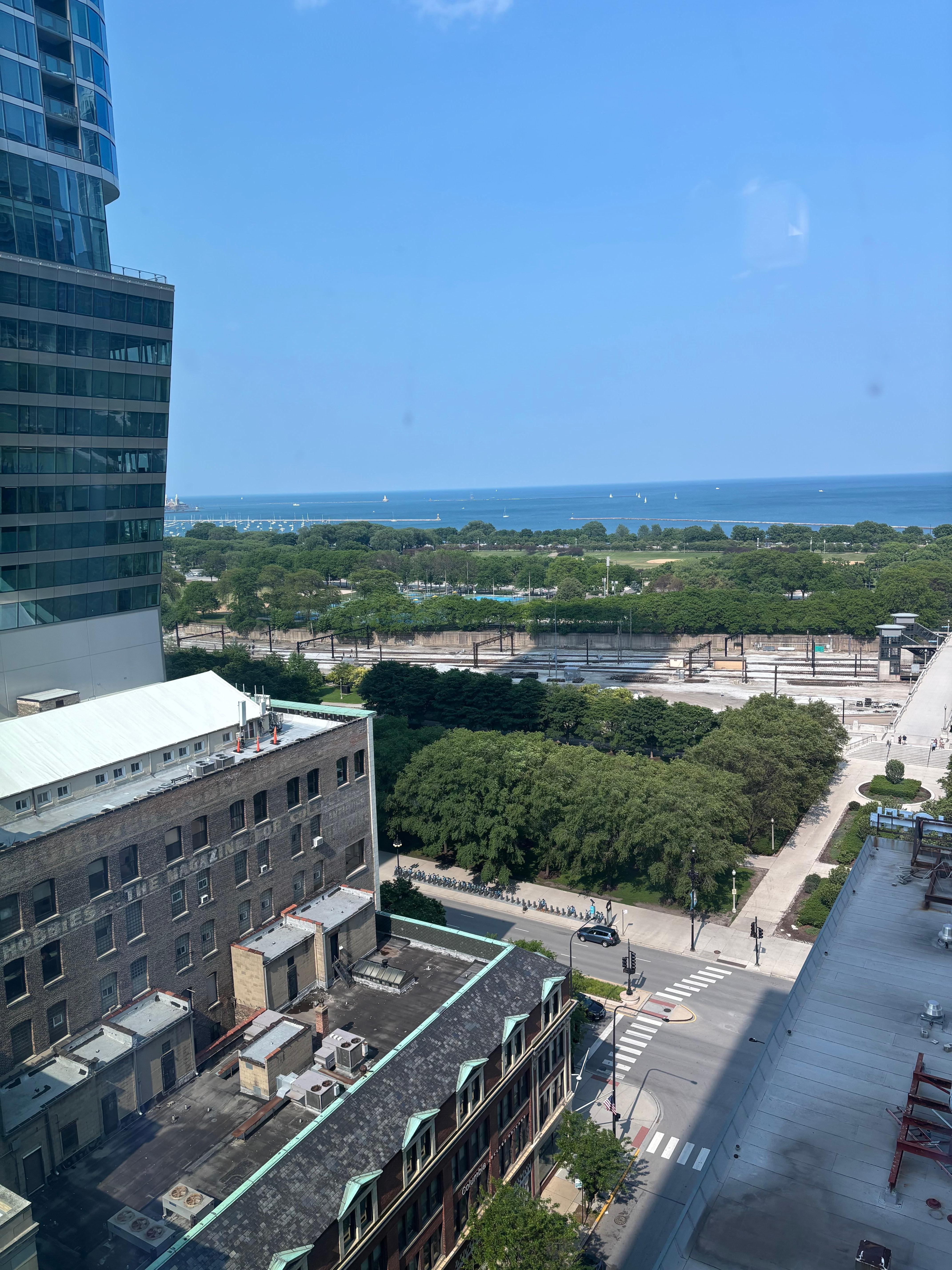 View from hotel