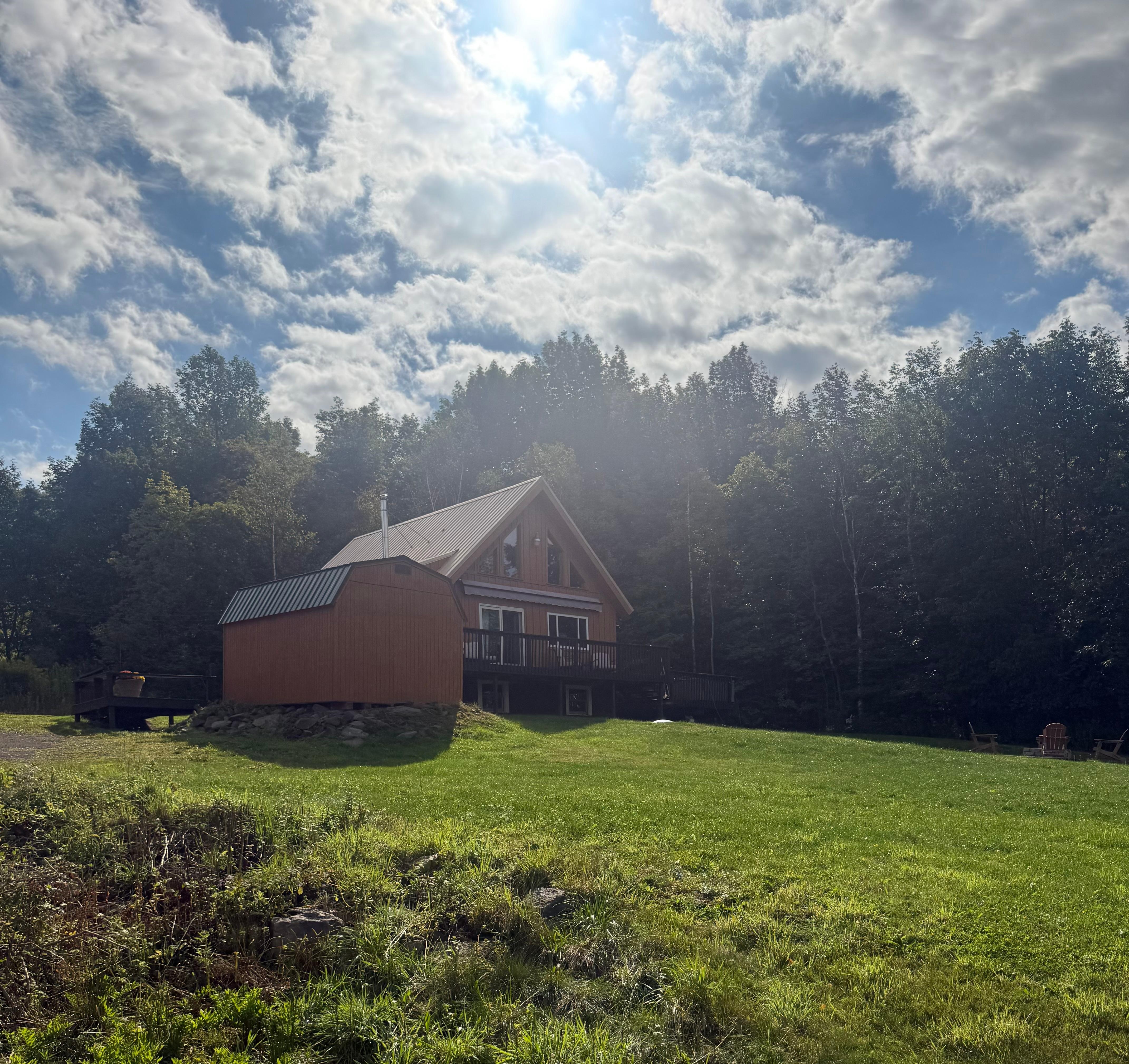 The cozy little cabin in the woods