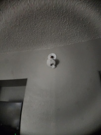 No battery in the fire alarm.