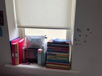 Child’s homework on the side