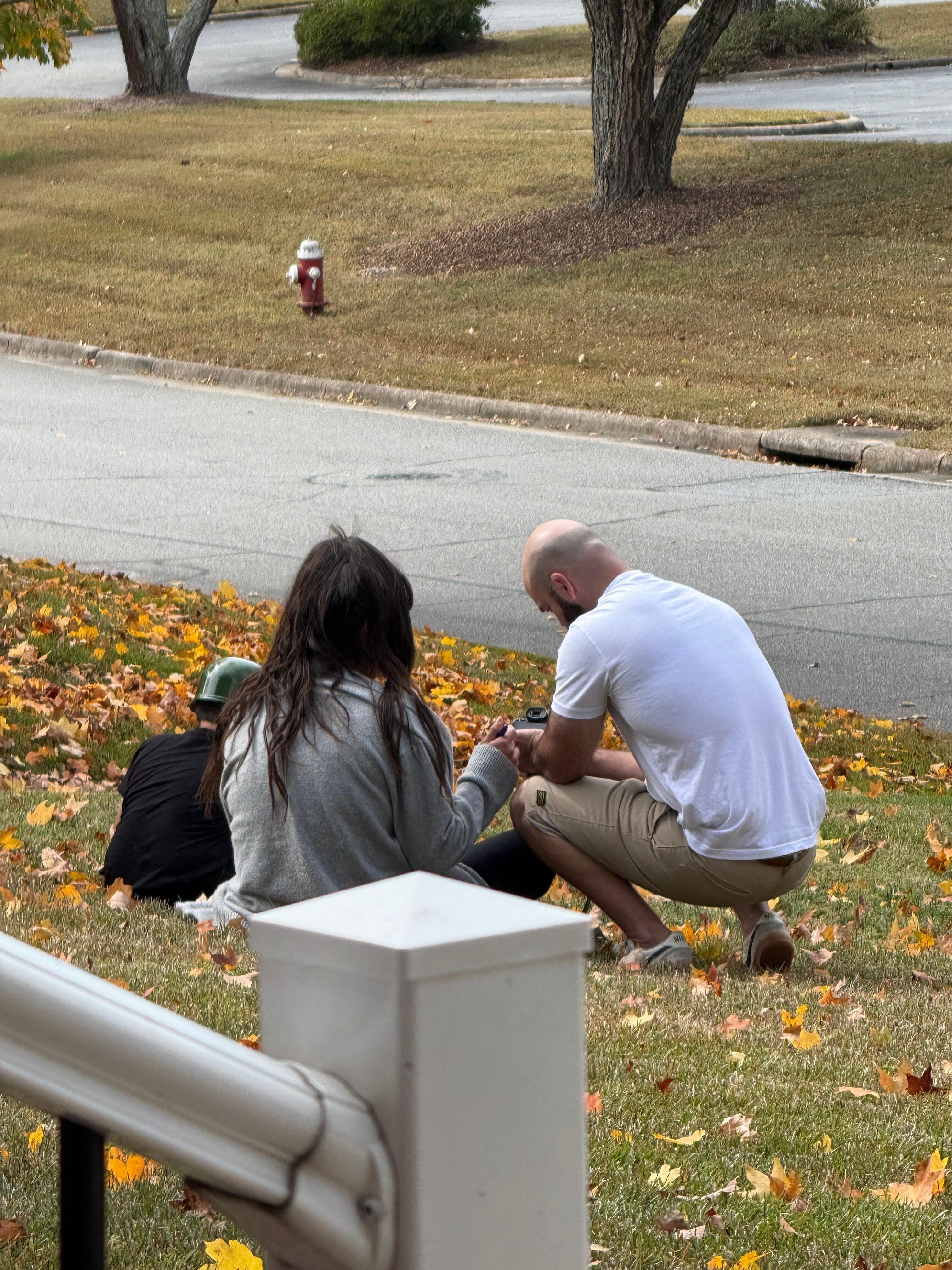 We spent time in the front 