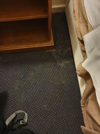 Vomet stains not even washed off