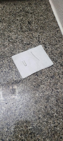 Old construction nails found on floor