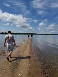 The sandbar was a favorite!