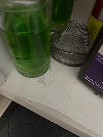 Under the kitchen sink