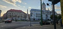 Nearby downtown street