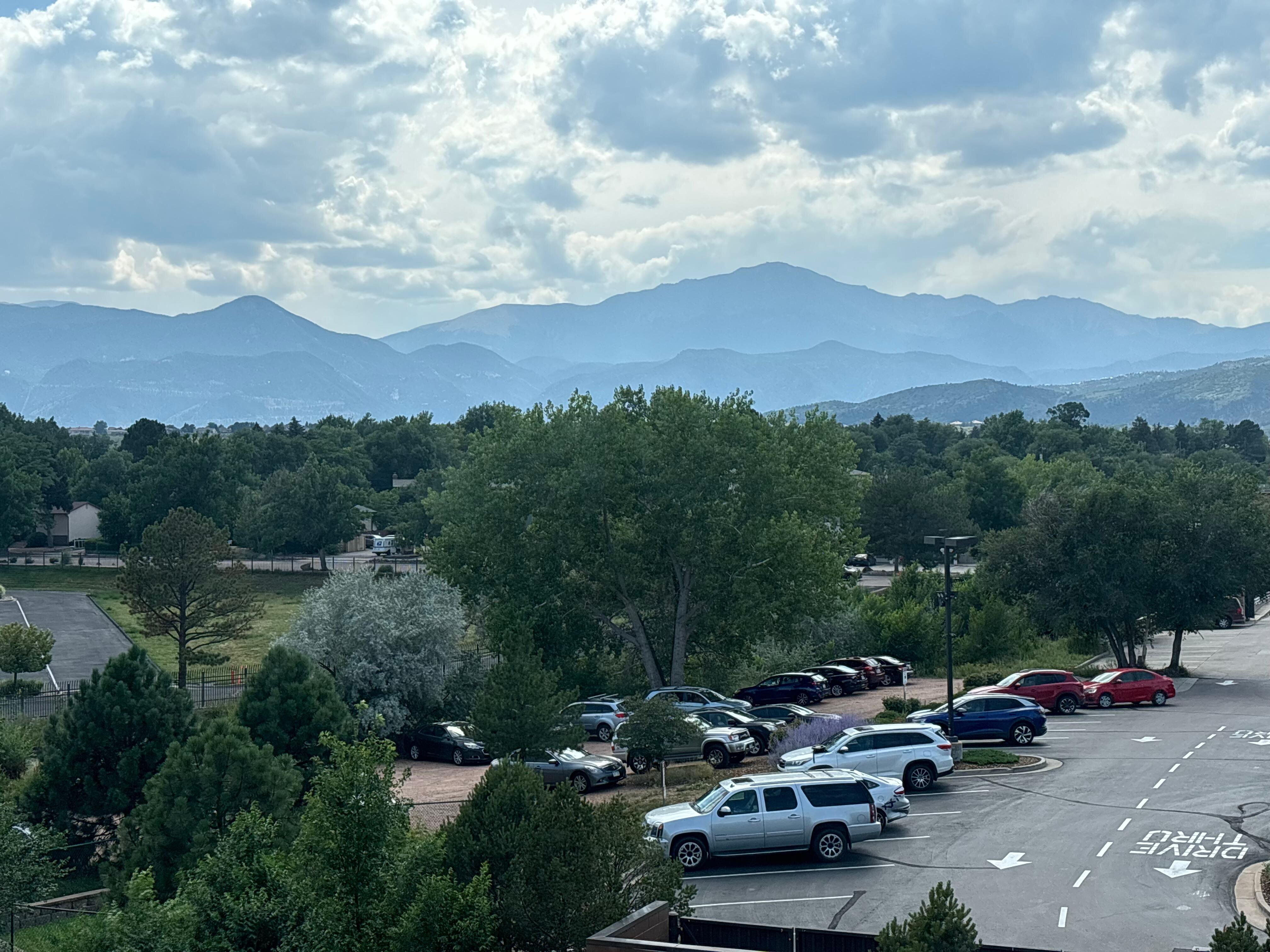 The view was great. 