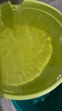 Pictures of rusty water from a video I took