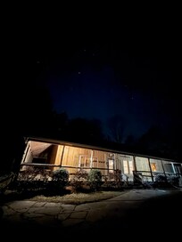 The night sky at Church Farm Cabin