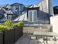 The 614 suite’s own terrace