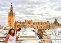 The roof terrace