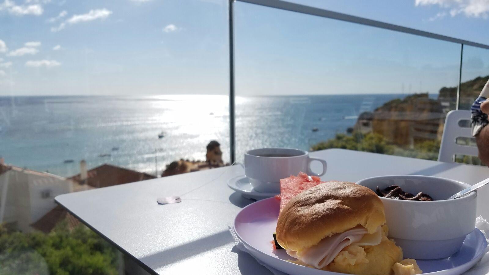 Breakfast on the rooftop