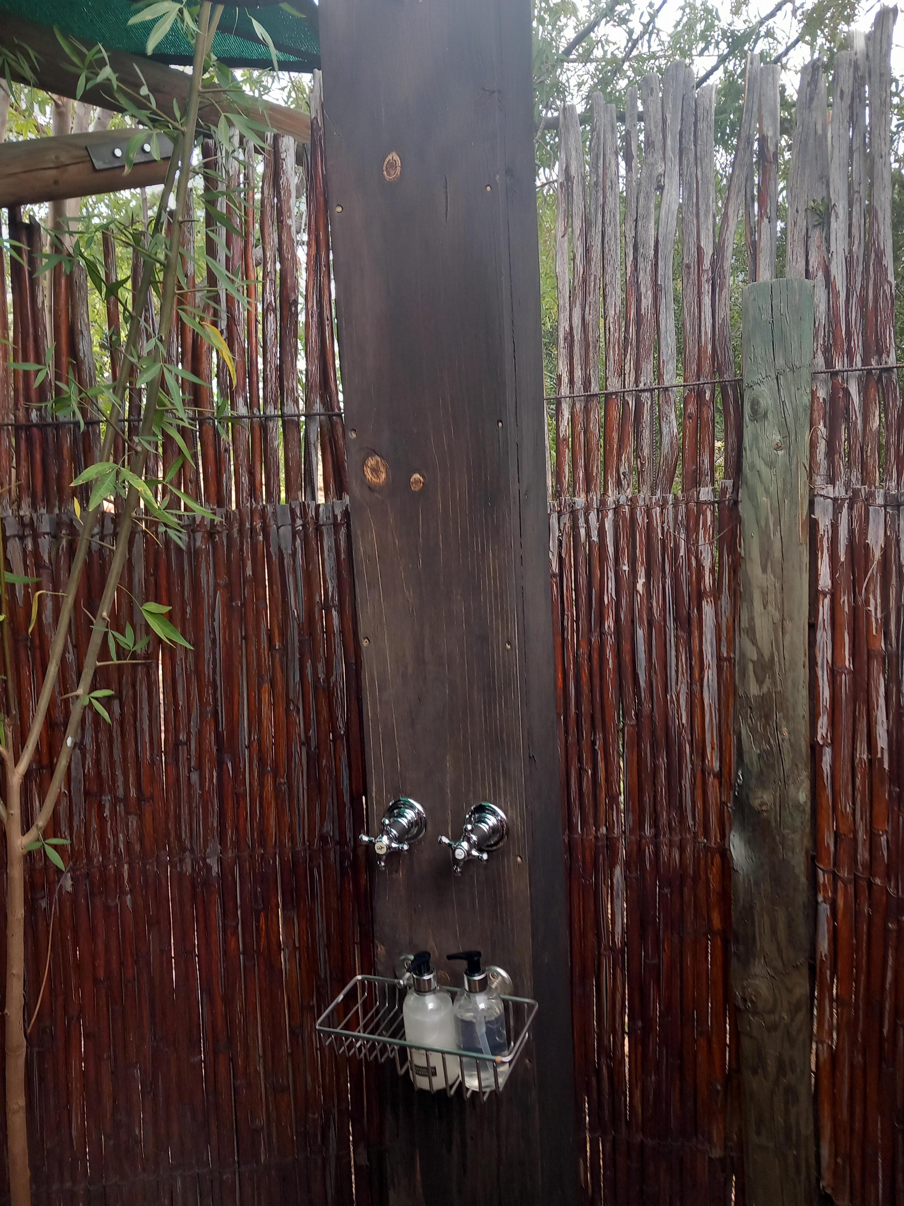 Outside shower