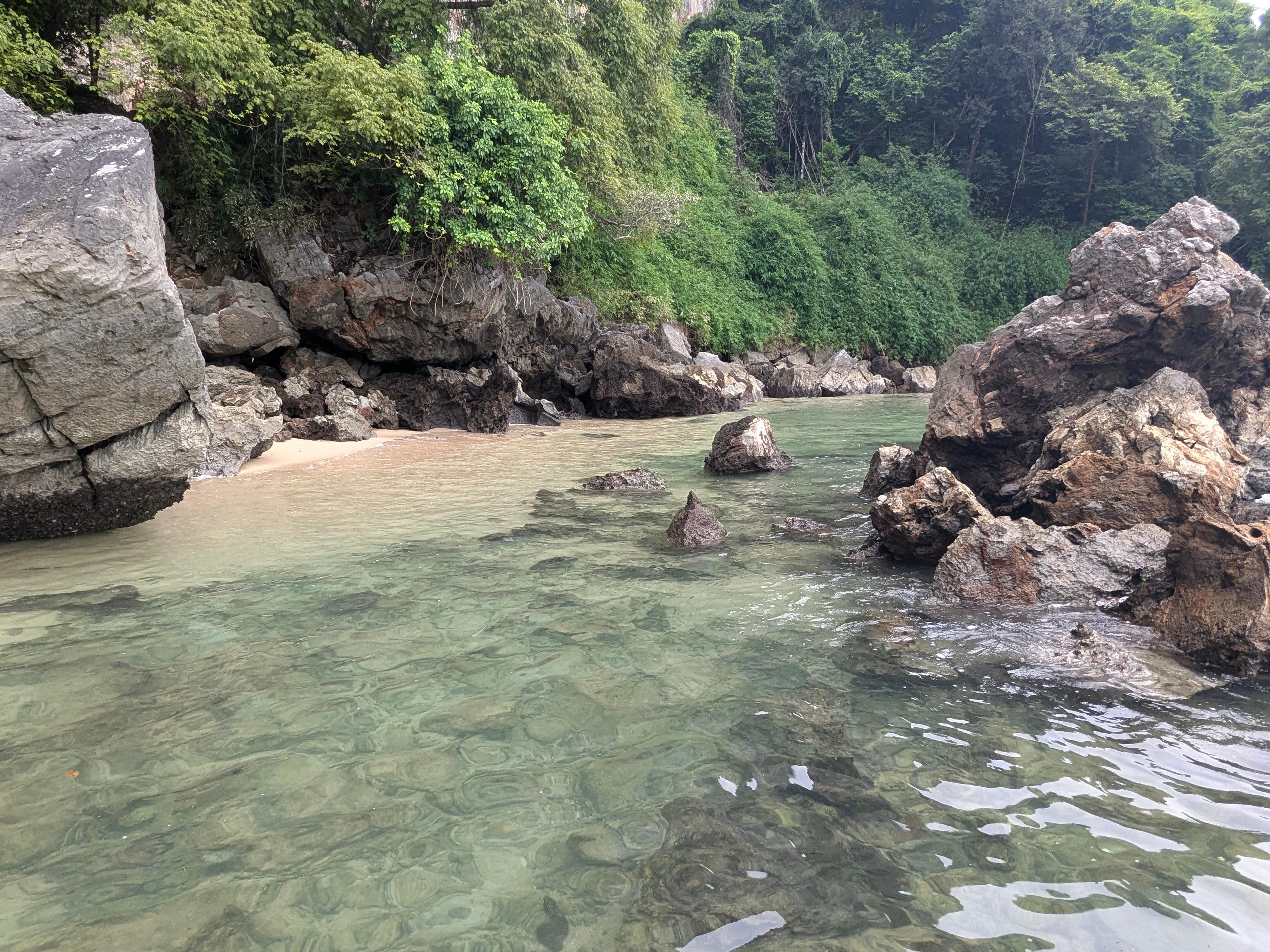 Small private beaches are easy to find. If you know where to look. :)