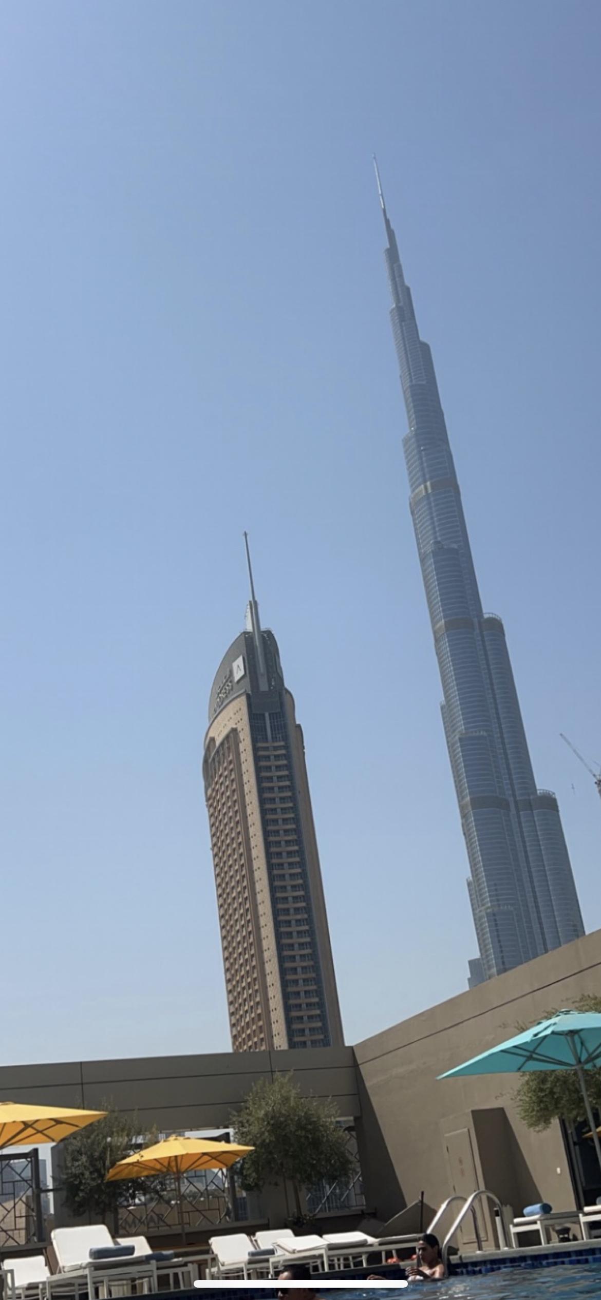 View from the pool