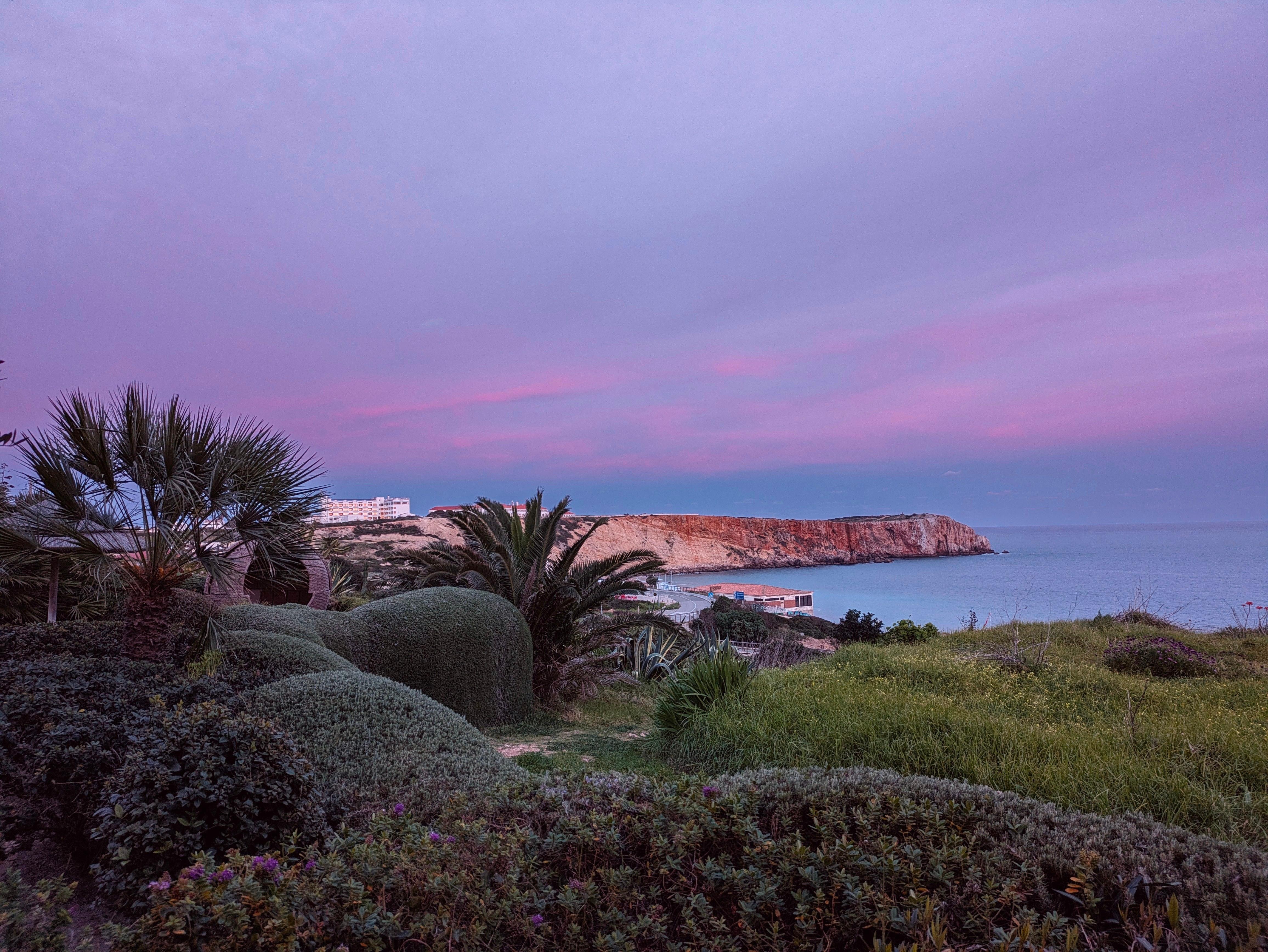 Evening view from the garden.