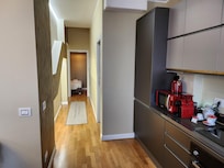 Kitchen and hallway
