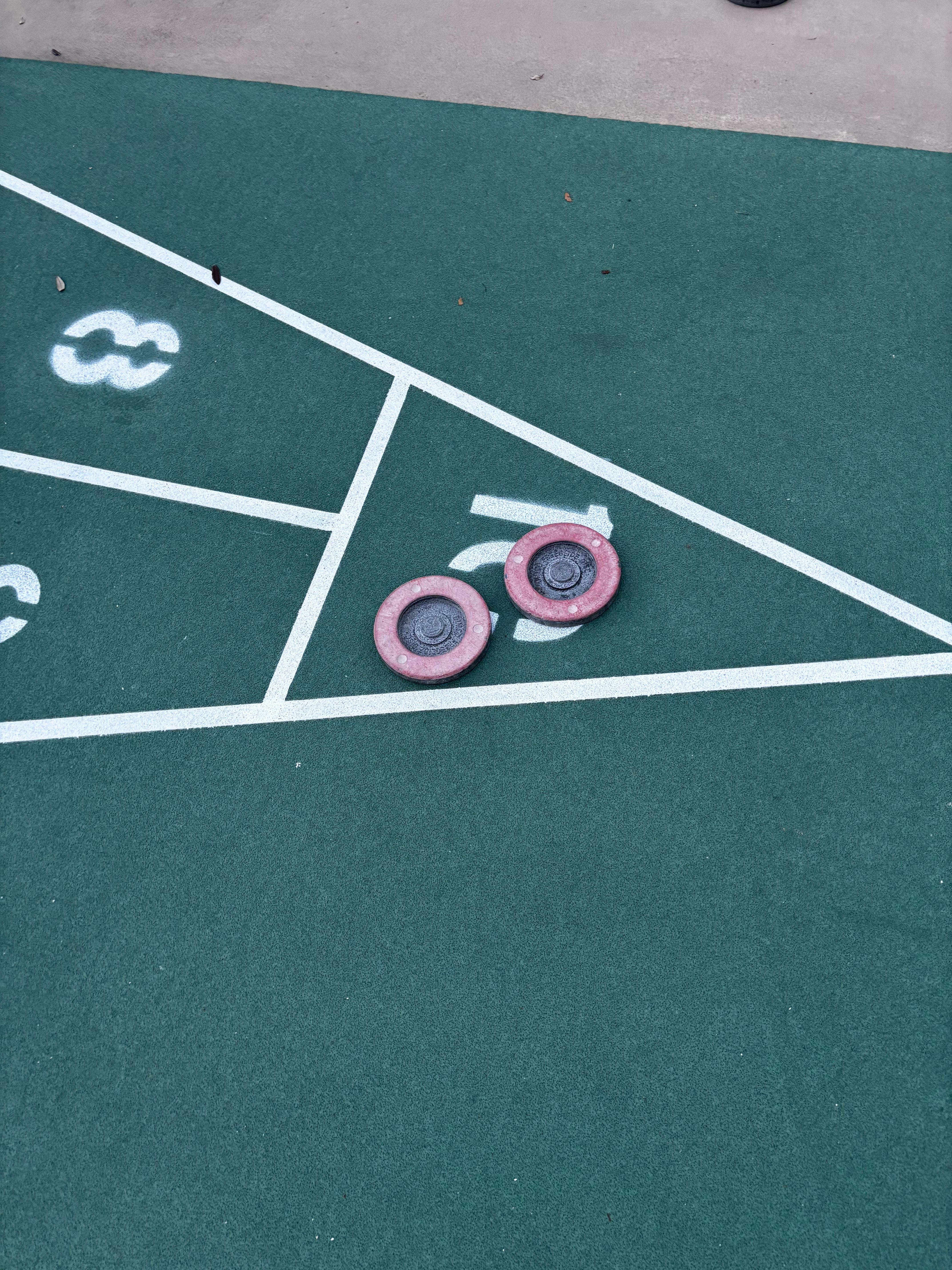 Shuffleboard courts