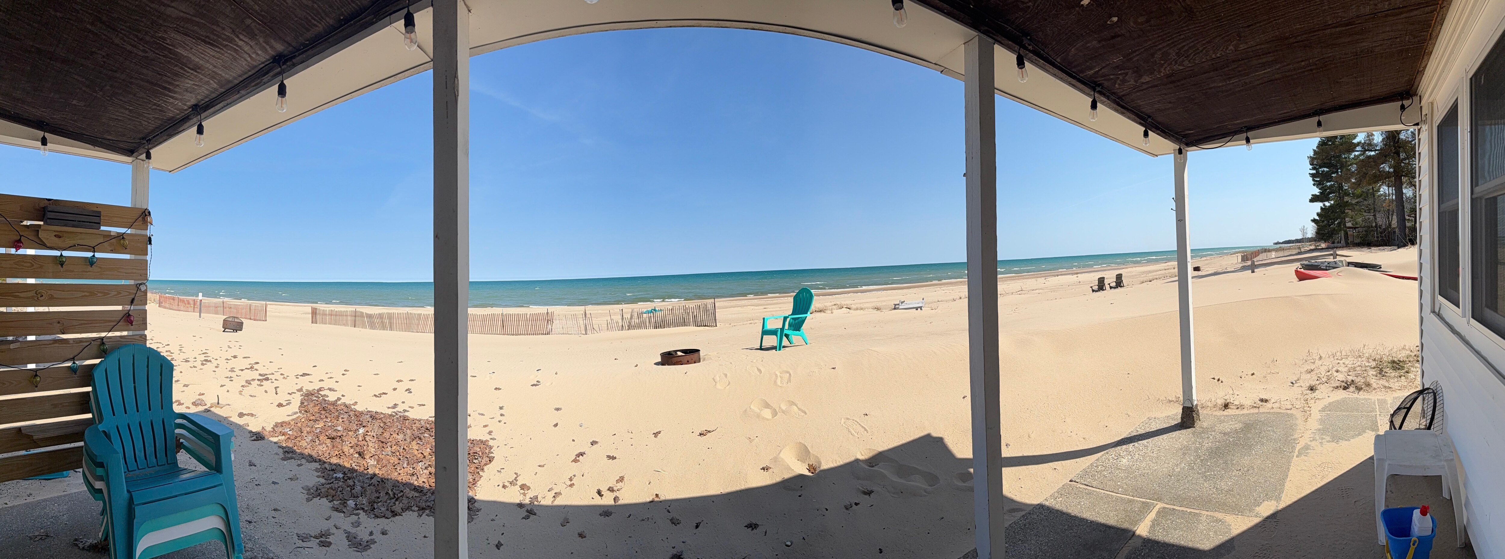 View from the porch. 