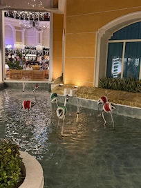 Some of the holiday decorations