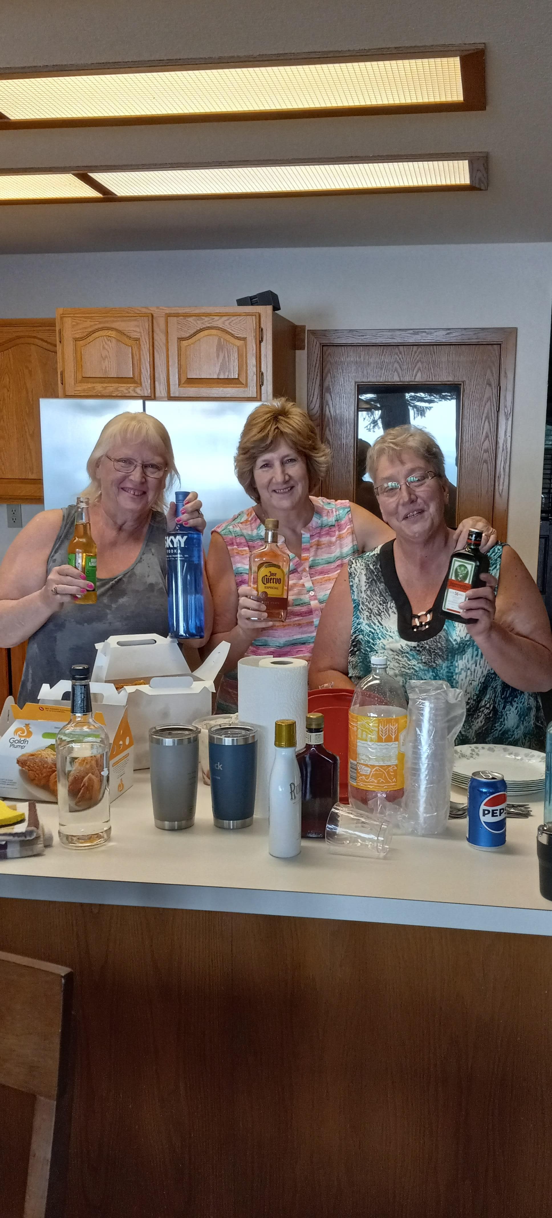 The girls unwinding  LOL