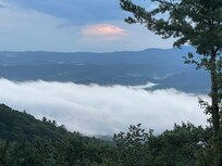 Looking from above the clouds