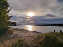 Beautiful view of the sun rising