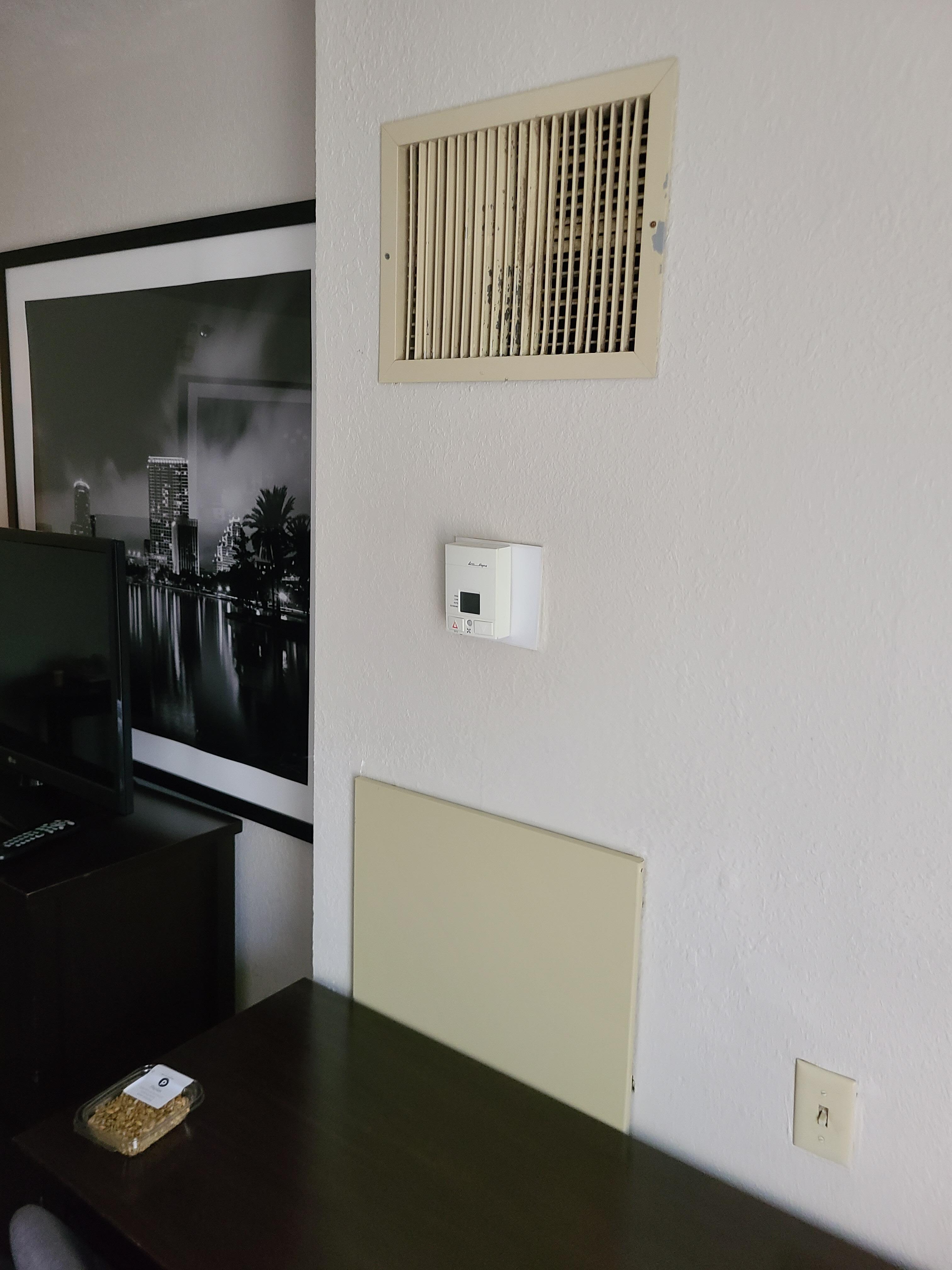 AC unit is super old and a. It loud.