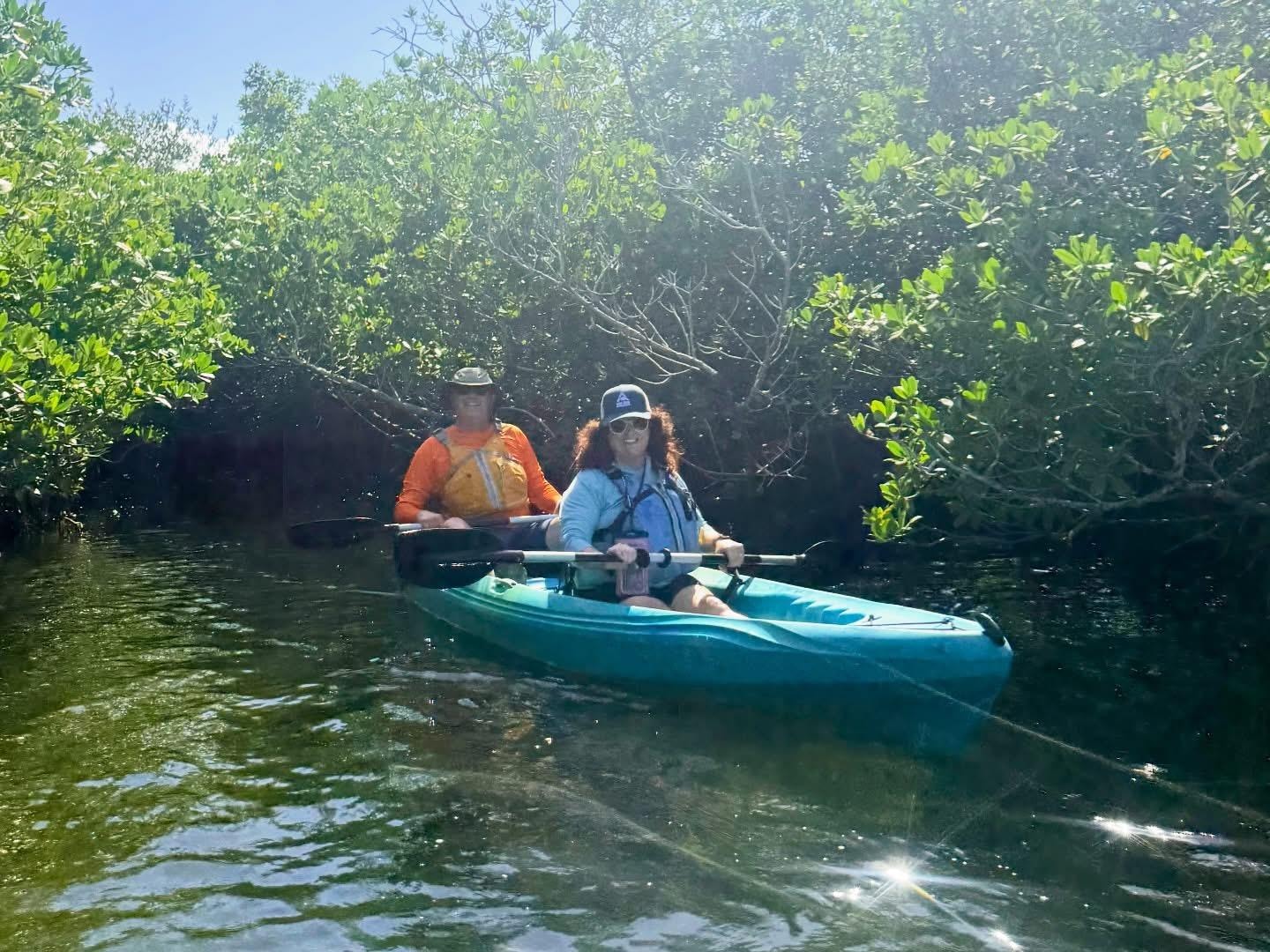 Kayaking through the Mangroves
