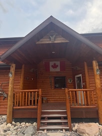 Front of the lodge