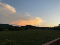 Sunset from the backyard!