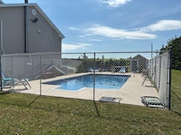 Beautiful heated pool and hot tub