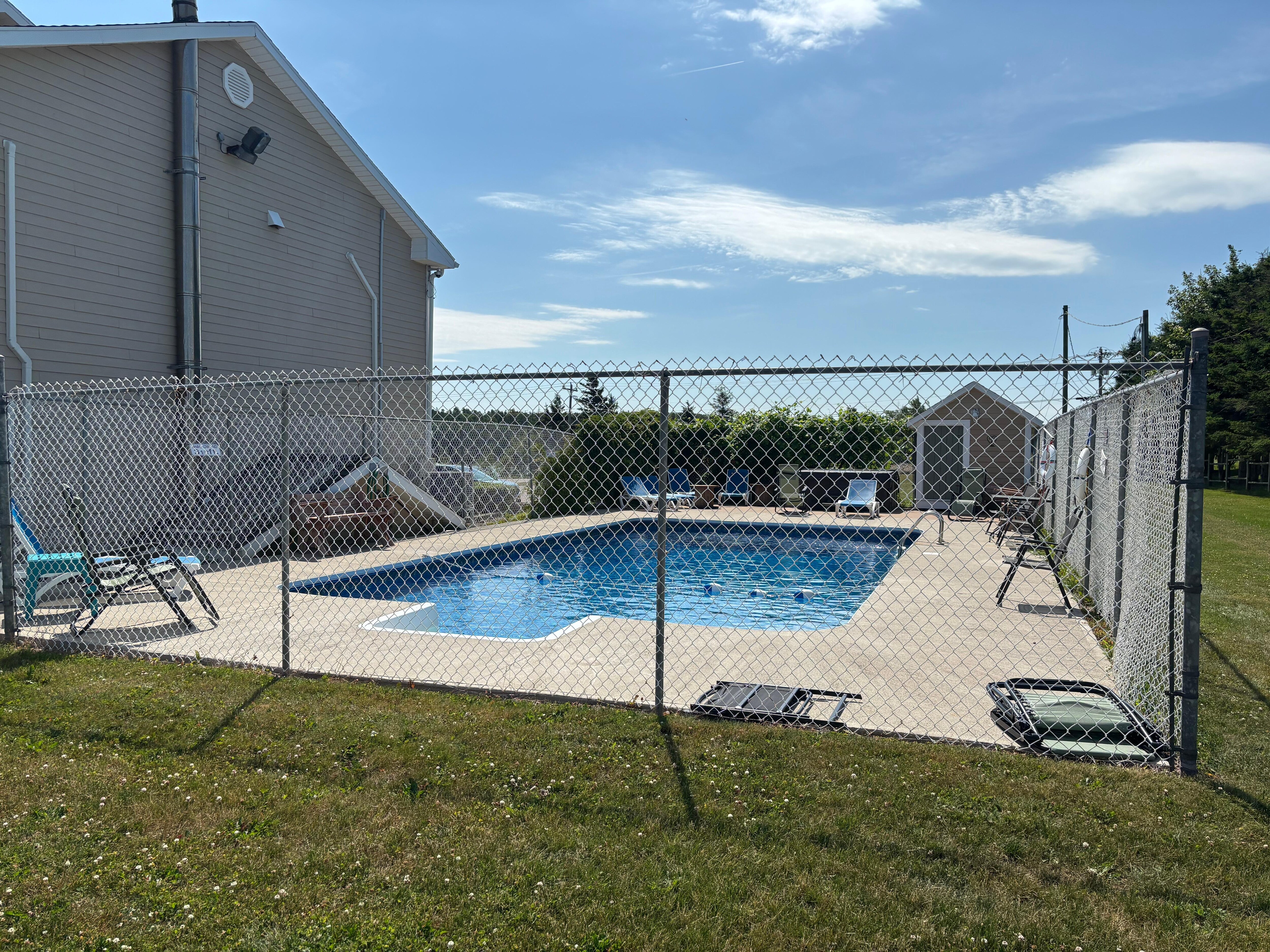 Beautiful heated pool and hot tub