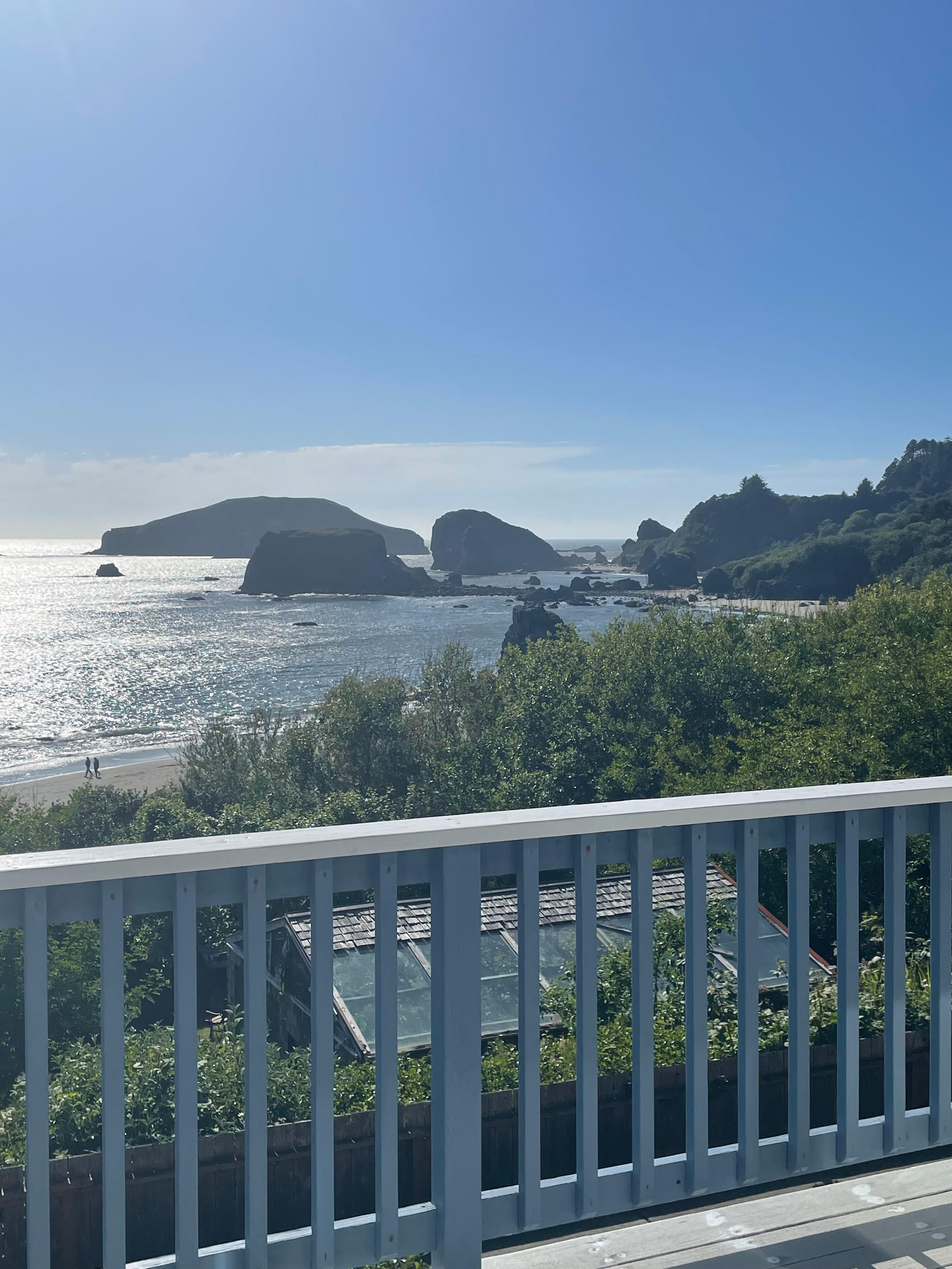 View from the back deck. 
