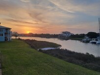 Beautiful sunsets from the townhome