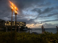 Sunset from Roy's Beach House (a short walk away)
