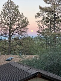 Sunset moon