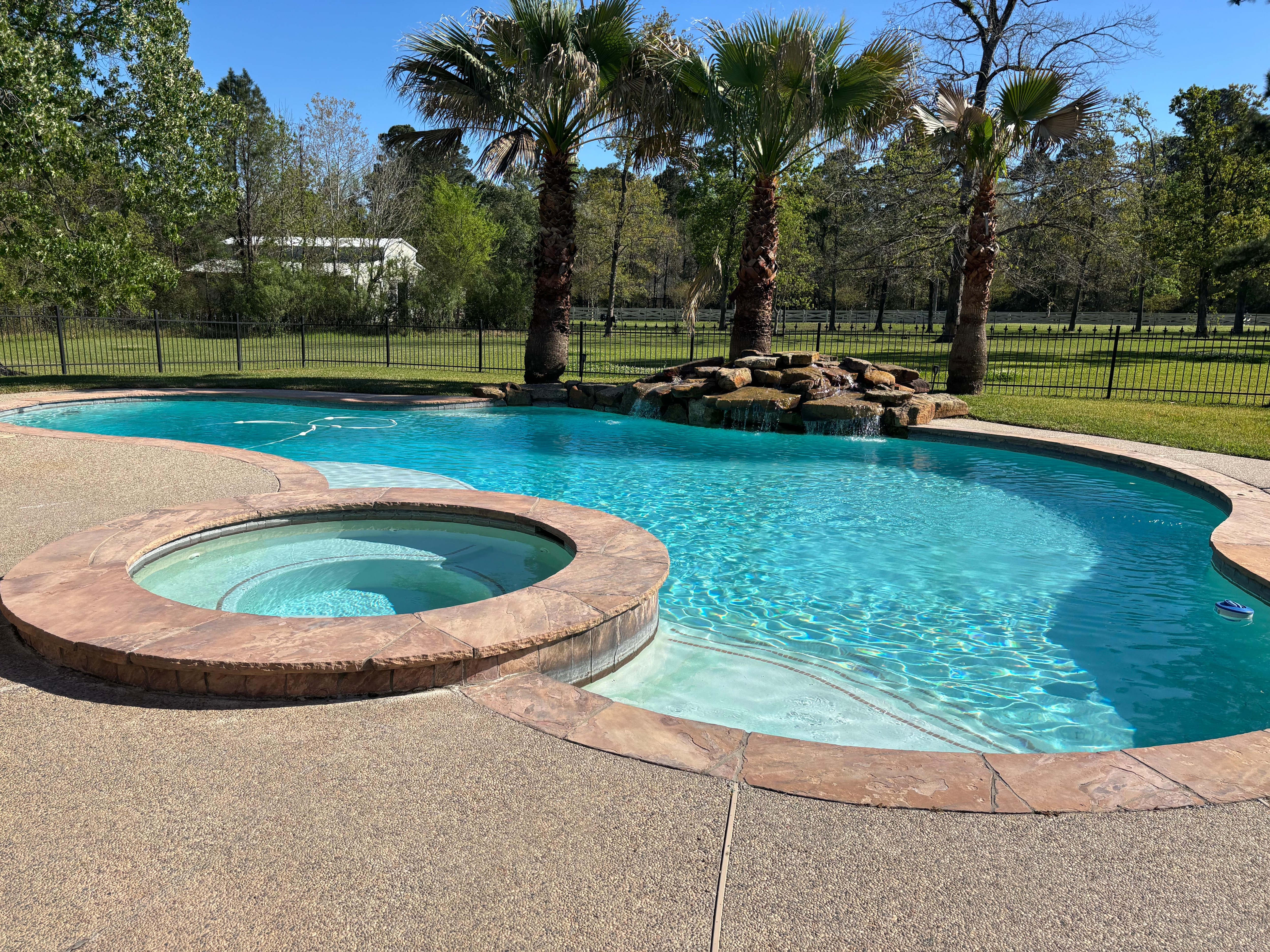 Hot tub gets nice and HOT!
