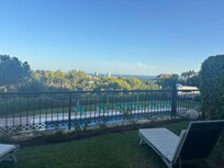 View to the pool