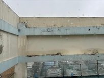 The paint on the pool area. Compare this picture to the ones they have online and make your decision freely about the general honesty and circumstance of their facilities. They will not care abiut any complaints you might have.